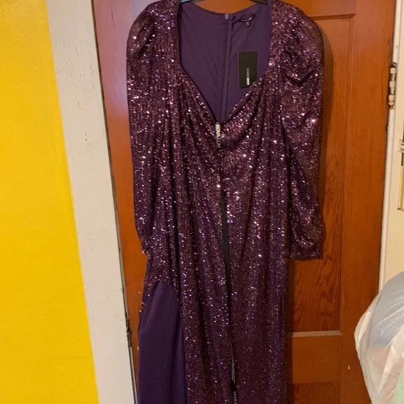 purple sequin dress fashion nova Glow Up Sequin Mini Dress